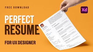 How UX Designers Should Make A Perfect Resume Adobe XD 2021 in Hindi uidesign adobexd [upl. by Convery]