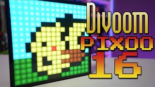 Divoom Pixoo 16  Wifi Enabled Pixel Art Display Review [upl. by Ynabla606]