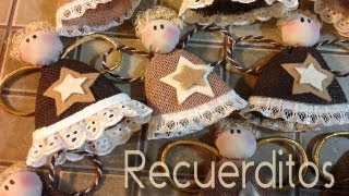 Recuerditos para bautizo y primera comunión  angelitos ♥ [upl. by Dnilazor]