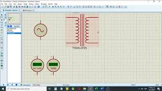 CREAR Y SIMULAR FUENTE ACDC BASICA EN PROTEUS [upl. by Ameer128]