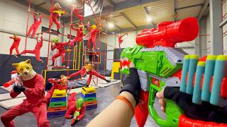 Nerf War  Water Park amp SPA Battle 5 Nerf First Person Shooter [upl. by Westney]