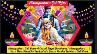 Abhayankara sai omnamahshivaaya bhajana songshivshankar bhajanakarteekamasam‪melodiesbyjaya16‬ [upl. by Aldarcie]