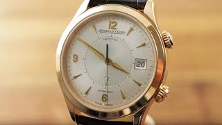 JaegerLeCoultre Master Memovox Alarm Q1412430 JLC Watch Review [upl. by Sugirdor]