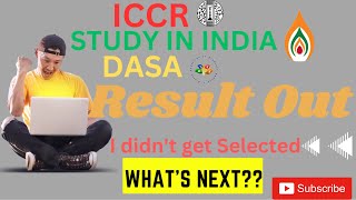 ICCR DASA amp SII Result Out 20232024  Scholarship Embassy of India Kathmandu Study In India ICCR [upl. by Ezmeralda]