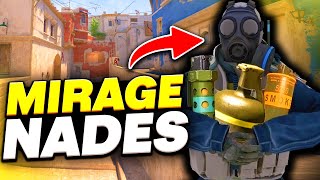 CS2 Mirage Nades That EVERYONE SHOULD KNOW [upl. by Menides]