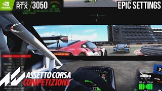 Assetto Corsa Competizione  RTX 3050 Laptop  MSI GF63 Thin Performance Test [upl. by Laitselec145]