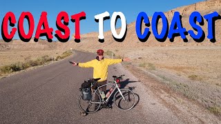 Solo Cross America Cycling Trip  California to Maine  5755km 3575 Miles [upl. by Shaw469]