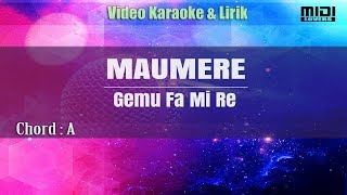 Karaoke Maumere  Gemu Fa Mi Re Tanpa Vokal [upl. by Cowen]