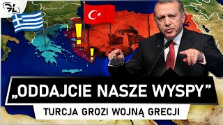 Napięcia na linii GRECJA i TURCJA  “Oddajcie nasze wyspy” [upl. by Noloc]