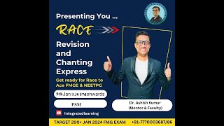 PSM part 1 RACE Session by DR ASHISH [upl. by Yerhpmuh701]