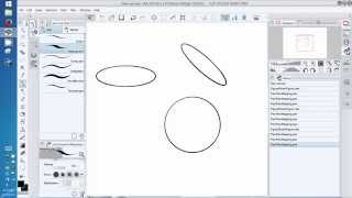 Using the ruler tool to draw circles in Clip Studio Paint ProManga Studio 5 [upl. by Kiele]