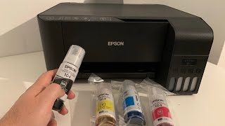 How to refill Epson eco tank  ET2710 [upl. by Mattias]