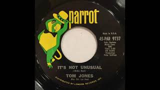 Tom Jones Its not unusual 45 rpm Vinyl [upl. by Otis]