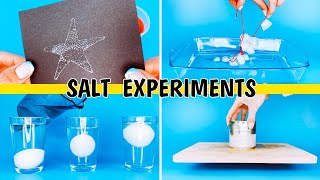 Salt experiments to do at home  Kitchen Science [upl. by Lekar]