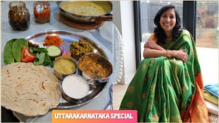 North Karnataka Sankranthi Thali  Bogi Special  Traditional recipes [upl. by Lowney]