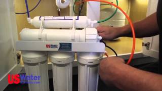 Reverse Osmosis Installation quotHow Toquot  US Water Systems [upl. by Leribag175]