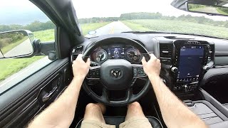 2022 Ram 1500 Limited POV Drive Impressions and ASMR [upl. by Munniks]