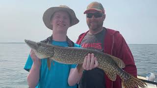 Fishing at Waterhen Lake Saskatchewan [upl. by Lemkul288]