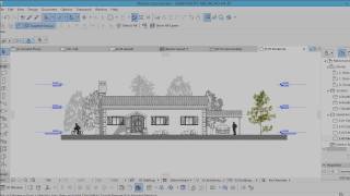 Archicad tutorial  Elevation setting amp illustration [upl. by Lowry611]