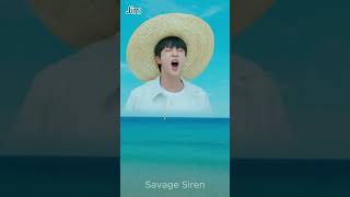 He recreated the cowboy screaming meme savagesiren btsjin btsmeme [upl. by Eikcid]