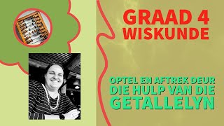 Graad 4 Wiskunde  Optel en Aftrek deur die hulp van die GETALLELYN [upl. by Bambie]