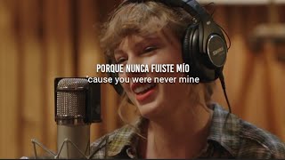 Taylor Swift  august  the long pond studio sessions  Español  Lyrics [upl. by Ahsiekam997]