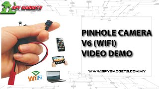 Pinhole Camera WiFi V6 Video Demo 2021 [upl. by Louis]