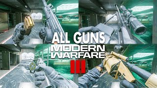 MW3 ALL Weapons  CoD Modern Warfare 3 [upl. by Asa]