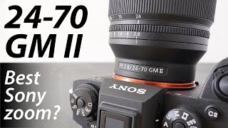 Sony 2470mm f28 GM II REVIEW best standard zoom [upl. by Tnert]