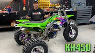 2007 KX450 BUDGET TRIKE BUILD  Modern TECATE [upl. by Ahsiema]