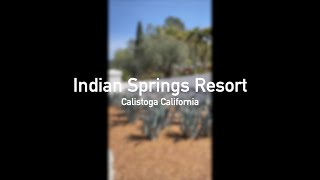 Calistoga California Indian Springs Resort  Travel and Cruise Tips [upl. by Hazlett]