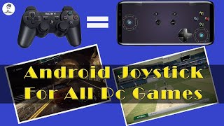 How to use Mobile Phone As a wireless Gamepad Joystick  Droidjoy [upl. by Sisco]