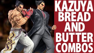 Kazuya Bread and Butter combos Beginner to Godlike [upl. by Ahsilram]