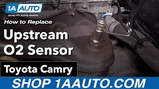 How to Replace Upstream O2 Sensor 0712 Toyota Camry [upl. by Heck]