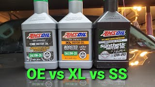 AMSOIL Signature series vs XL vs OE motor oil which one to use lubricants for business or personal [upl. by Rotciv]