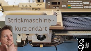 Strickmaschine  Brother KH  Einführung  Erste Schritte [upl. by Rebecka]