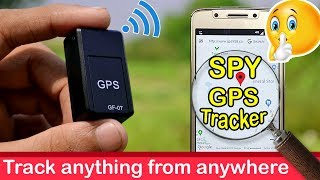 Spy GPS tracker GF07 unboxing review [upl. by Niki857]