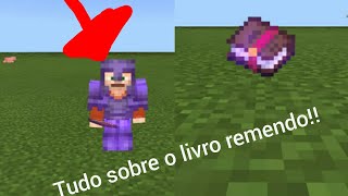 ITENS INFINITOSTUDO sobre o livro encantado remendoreparação no MINECRAFT [upl. by Adamina]