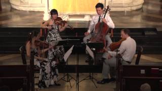 Attacca Quartet plays Haydn Op 33 no 3 quotThe Birdquot  First Movement [upl. by Bremble]