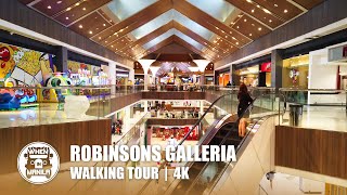 Robinsons Galleria Walking Tour  Ortigas Center Quezon City Philippines  4K [upl. by Einehpets979]