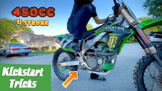 How to start a Dirt Bike EASY Start First Kick Everytime [upl. by Hoebart]