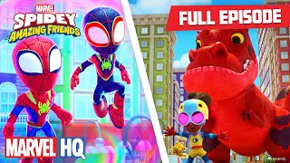 Moon Girl and the Dino Dilemma  Full Episode  Spidey and His Amazing Friends  disneyjunior [upl. by Phillie]