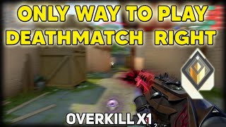 Most effective way to play deathmatch to improve Improve Aim Valorant [upl. by Gurevich]