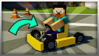 ✔️ Working GO KART in Minecraft [upl. by Adaj]