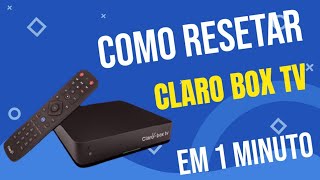 Como resetar o Claro TV box [upl. by Niwri682]