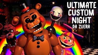 Ultimate Custom Night FNAF 1 2 3 4 5 6 7 All Jumpscares FNAF 2018 [upl. by Airom]