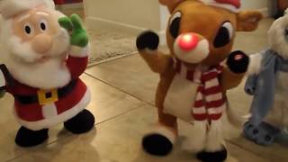 Gemmy Animated Christmas Plush 2015 Collection [upl. by Monty]