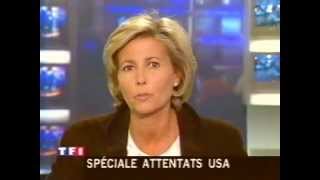 JT Claire Chazal 21H30  Attentats 11 septembre 2001 [upl. by Asoj]