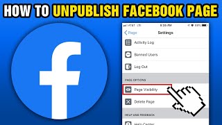 How To Unpublish Facebook Page 2025 [upl. by Treble]