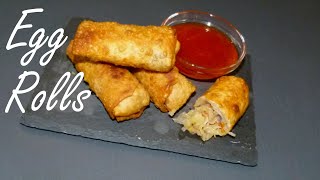 Easy Shrimp Egg Roll Recipe  How to Make Egg Rolls [upl. by Okin]